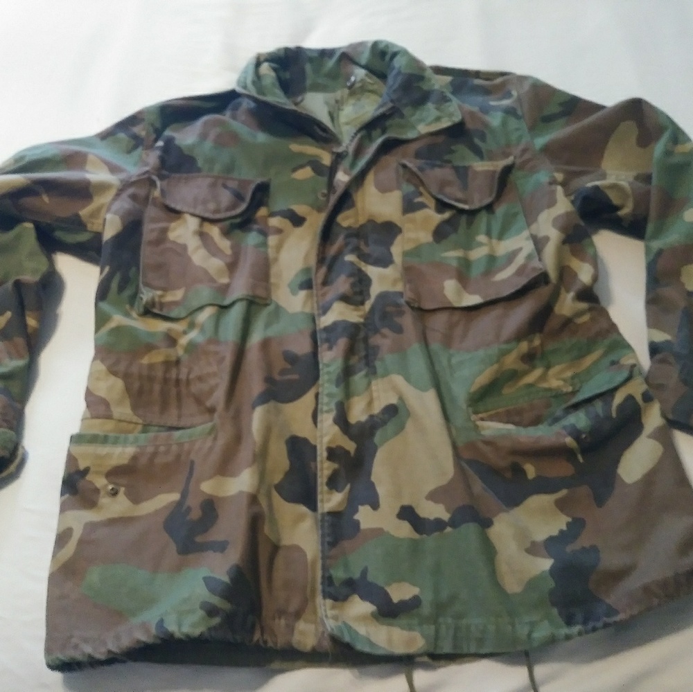 Military camo jacket